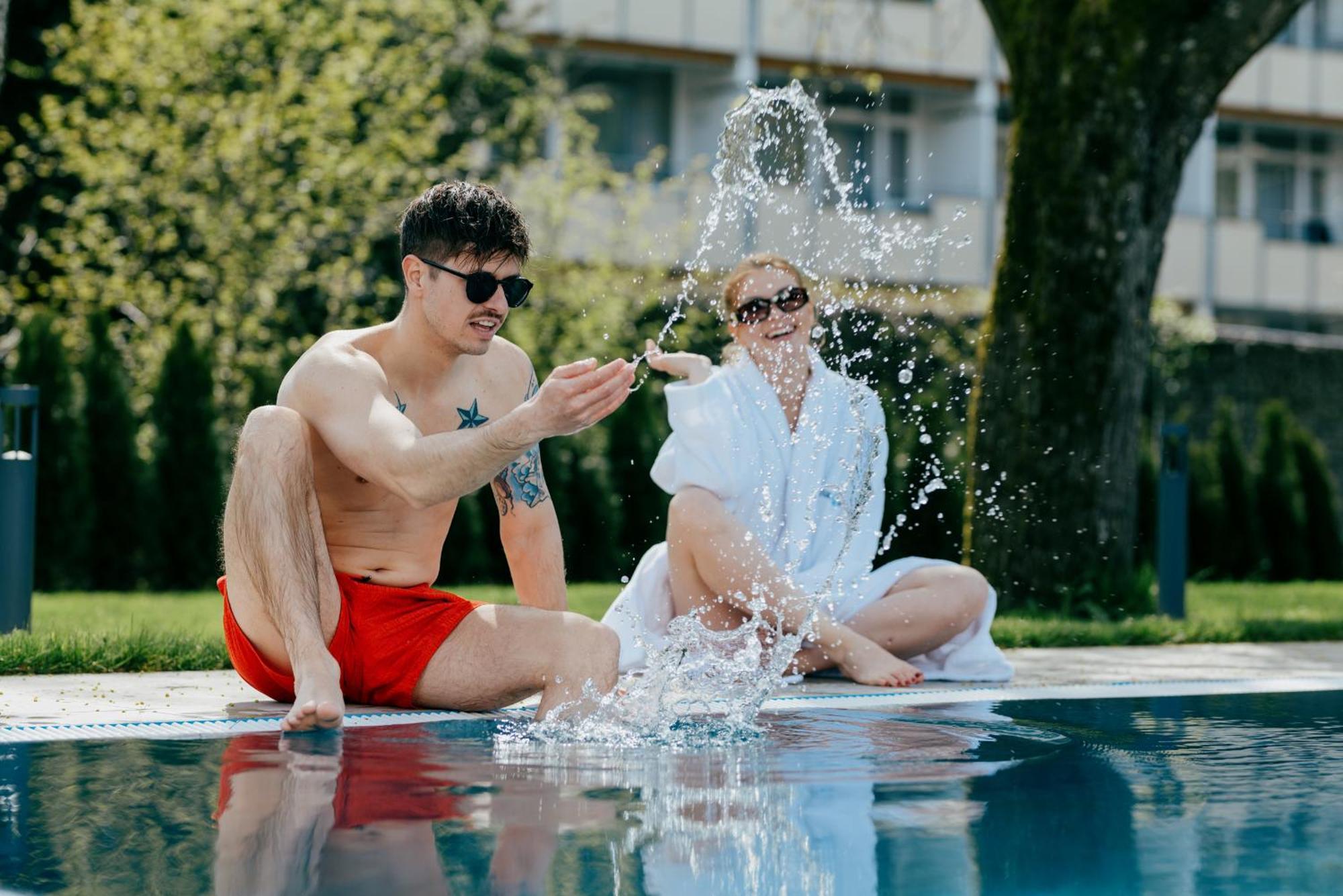 באד פיסינג Aqua Blu Hotel מראה חיצוני תמונה